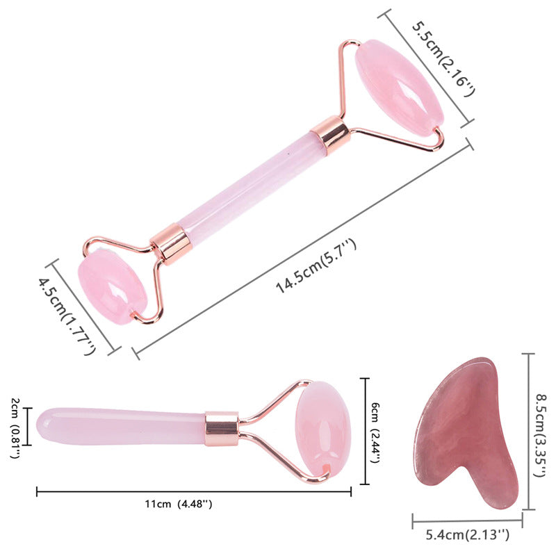 PulseStone: Piedra Gua Sha Natural y Rodillo