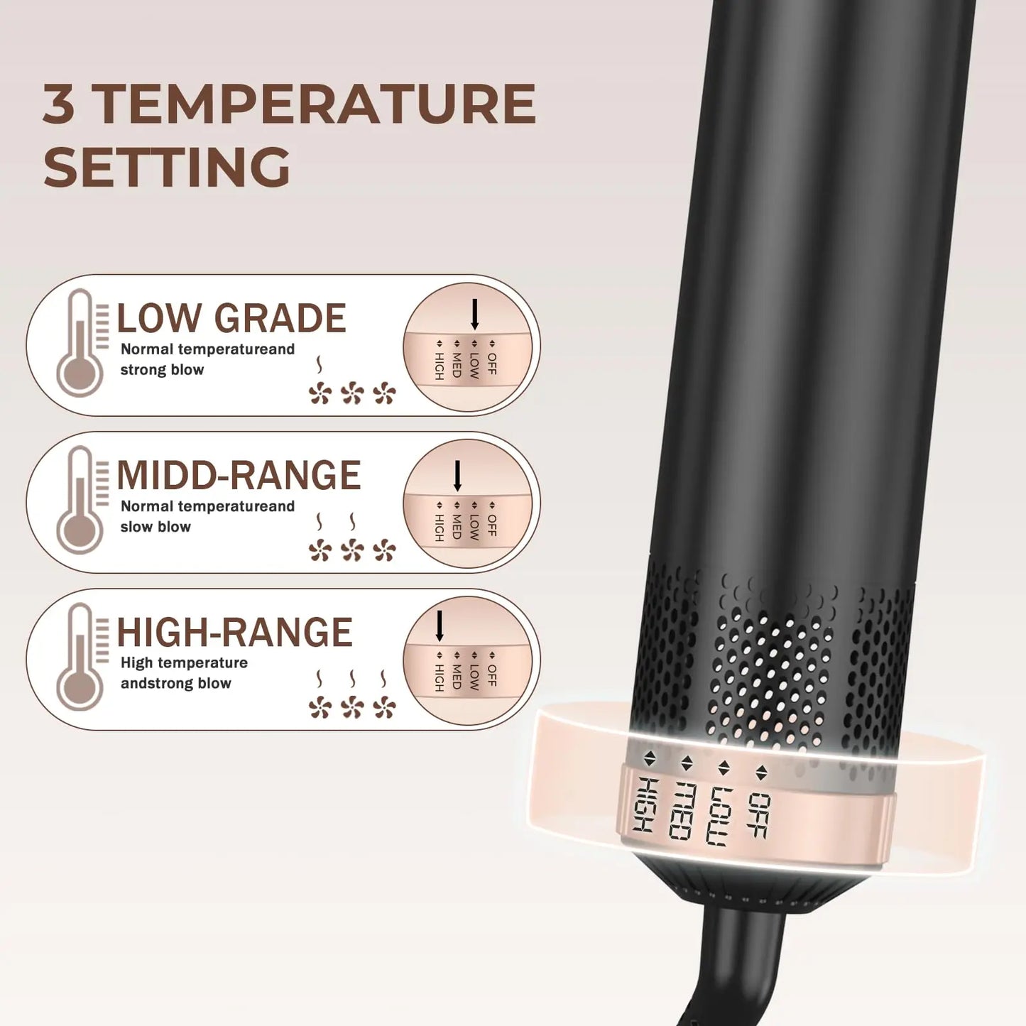 PulseStyler: Moldeador de Aire 5 en 1 Profesional