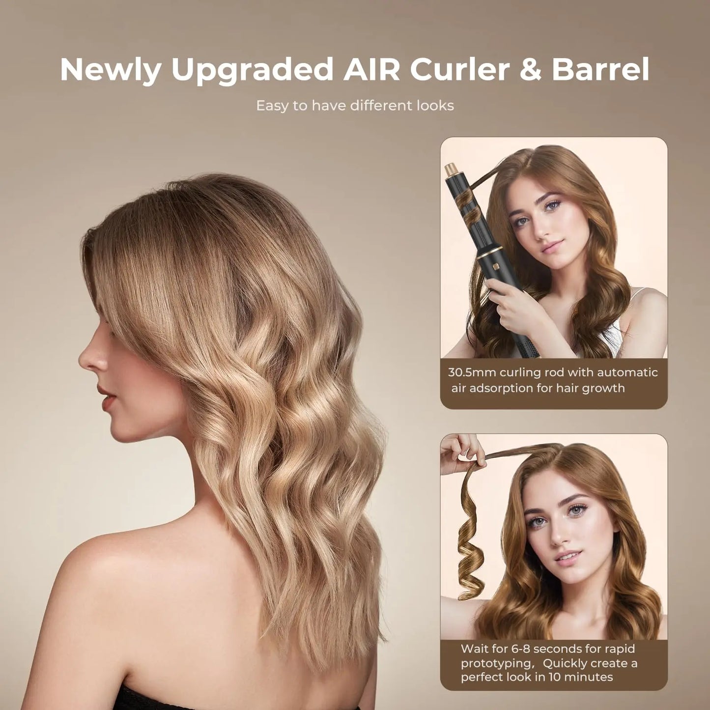 PulseStyler: Moldeador de Aire 5 en 1 Profesional