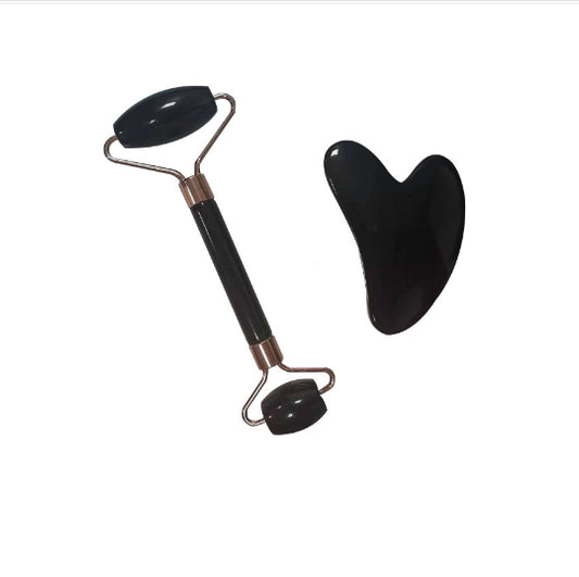 PulseStone: Piedra Gua Sha Natural y Rodillo